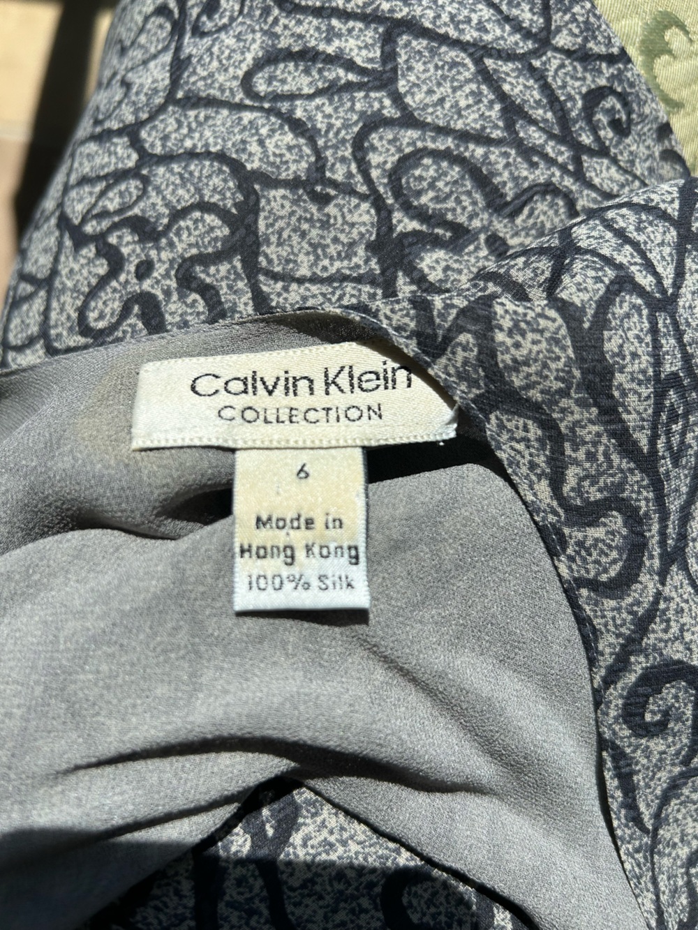 Vintage Calvin Klein 1990s Collection Dress MWOT - Picture 2 of 4